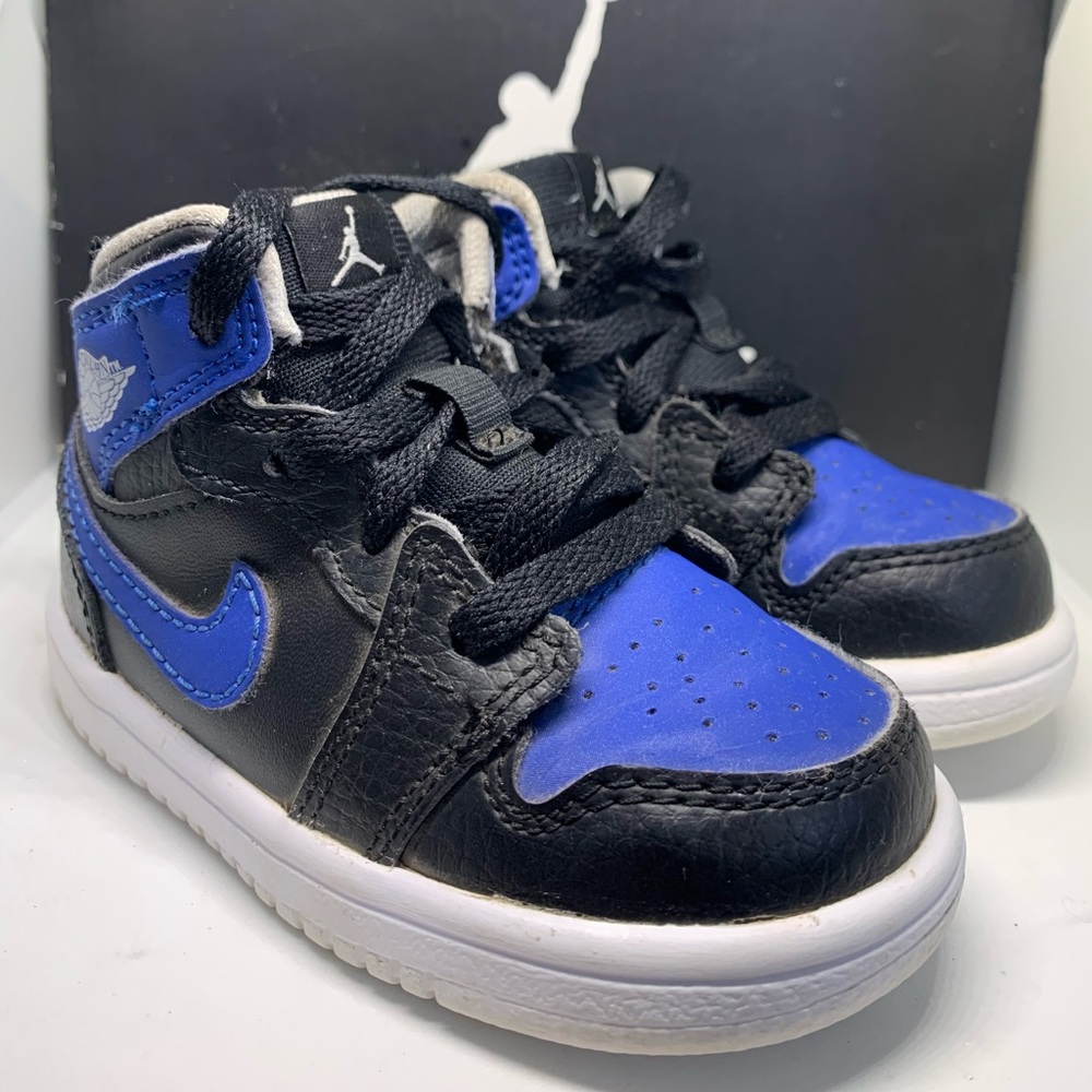 Jordan 1 Mid Flex (Black/Royal Blue)